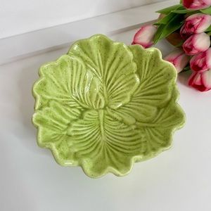 Amazing Vintage Textured Cabbage/Lettuce Bowl Dish